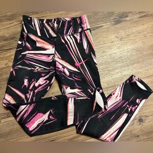 Nike Power Epic Lux Ghost Flash  Running Tights full length Womens S